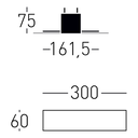 Accent RT 30 IN SOFT Deckeneinbauleuchte Maßzeichnung