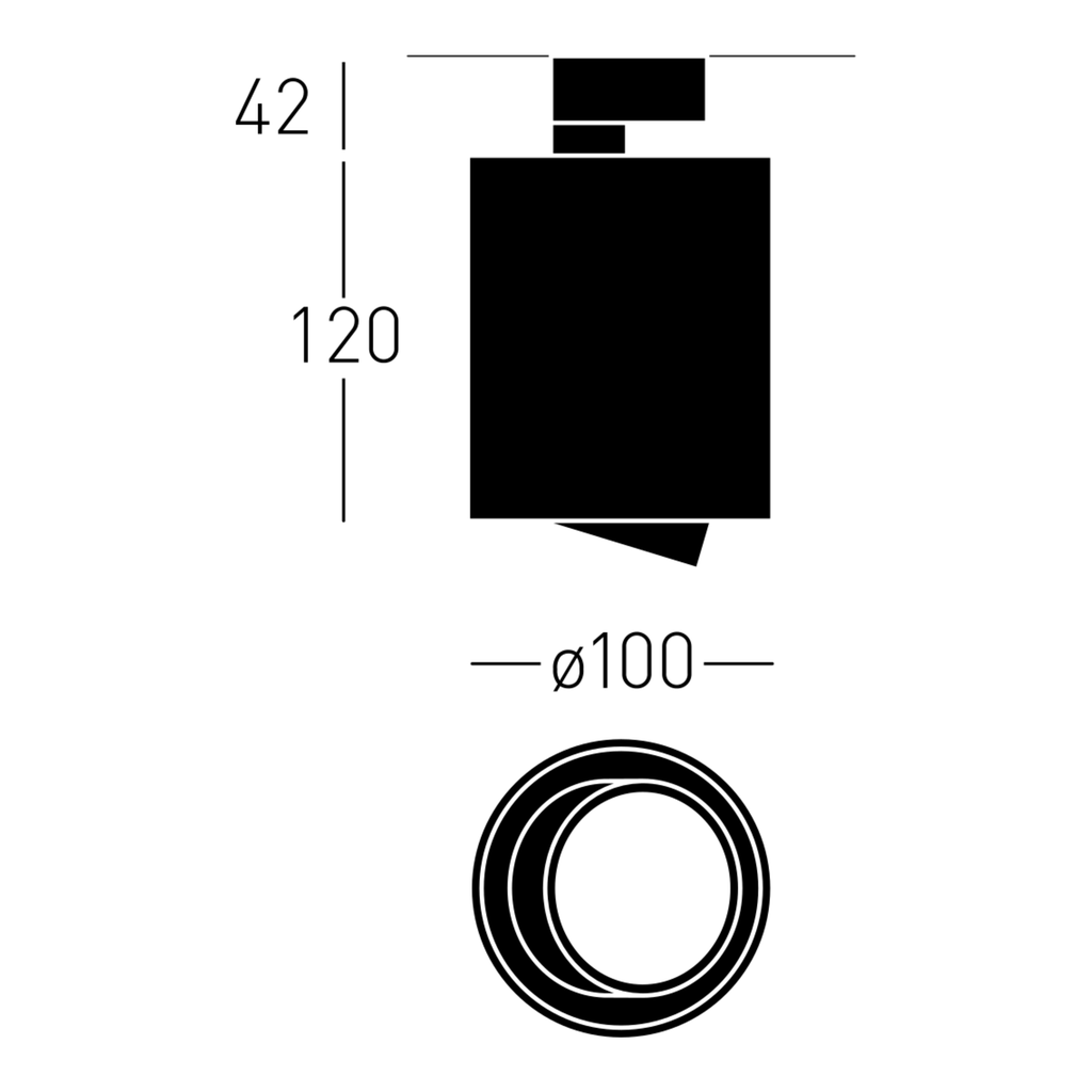 Piktogramm Maxime 100 R TRC DALI