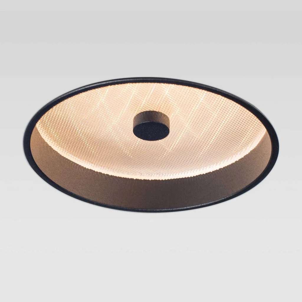 [48.3115.H16.002] Maxime 160/300 IN Deckeneinbauleuchte (SOFT (Diffusore Opal), 160 mm, 002/schwarz/RAL9005, 2700K / CRI98 Sunlight)