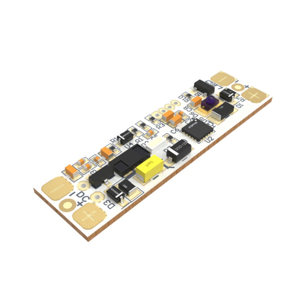 [MOU-DIGE-1CH3A/CH81W-35] Gesture Dimmer Monochrome, 1CH, 3A/CH, 81W, 35 mm