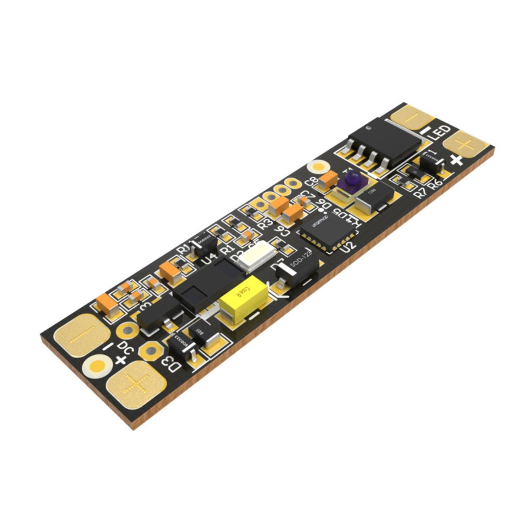 [MOU-DIGE-1CH10A/CH270W-40] Gesture Dimmer Monochrome, 1CH, 10A/CH, 270W, 40 mm