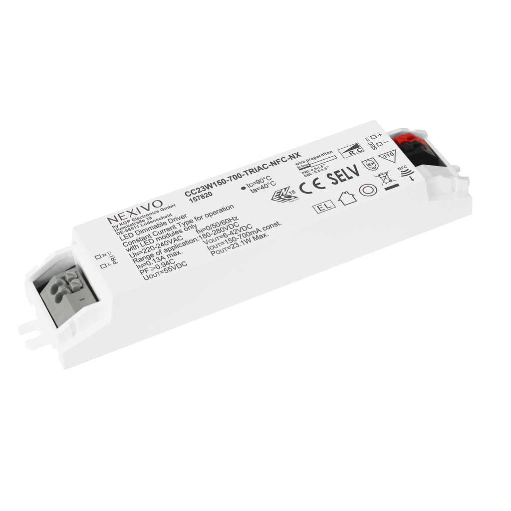 Driver LED TRIAC 23 W 700 mA