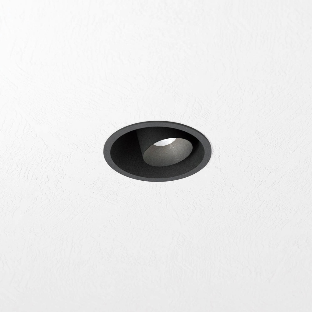 HALO 73 IN DL Deckeneinbaustrahler (2700K / CRI90, BX – Black Textured Matt, NO-DRV – kein Treiber)