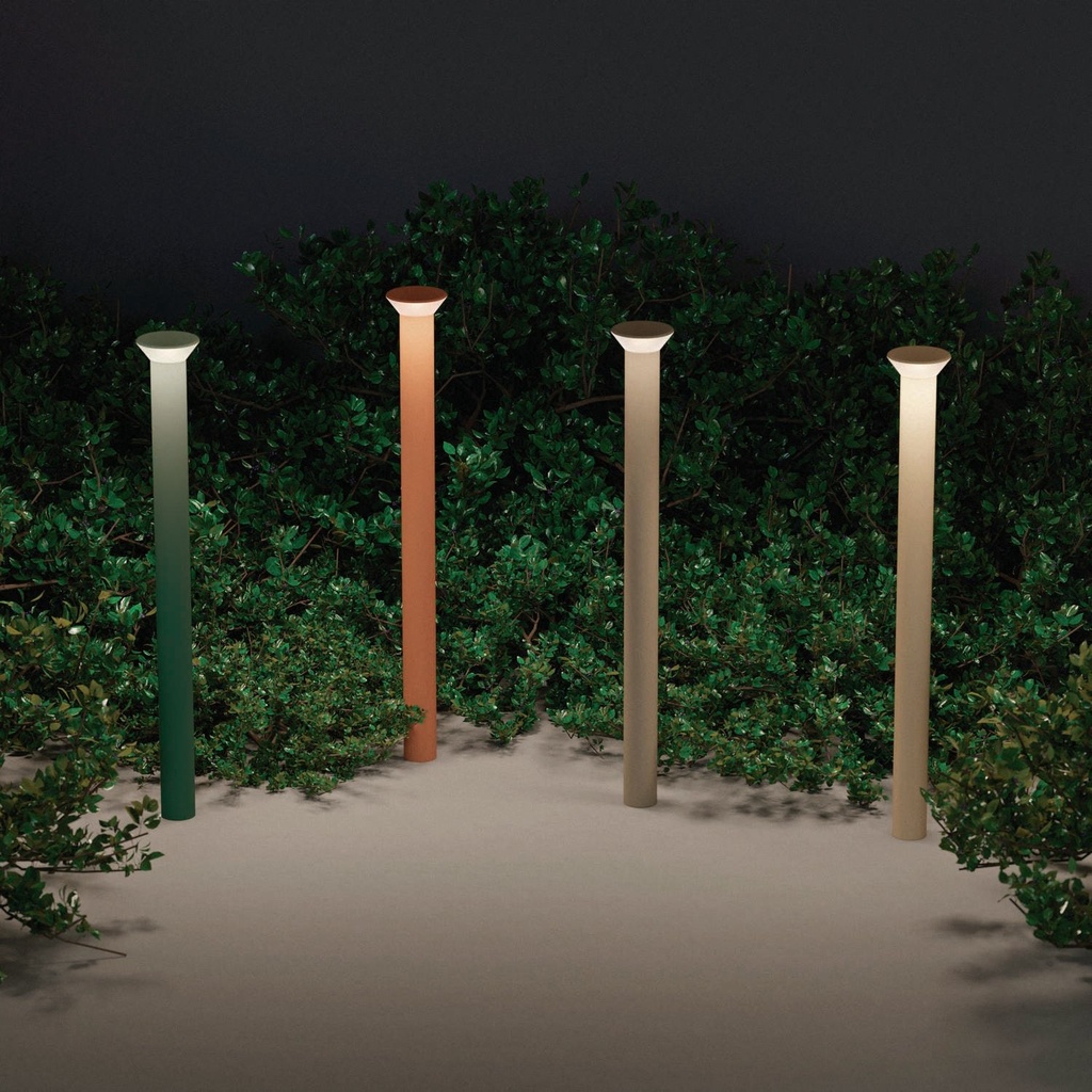 LIV-600 Baliza Außenleuchte (BX – Black Textured Matt, ON-OFF – nicht dimmbar)