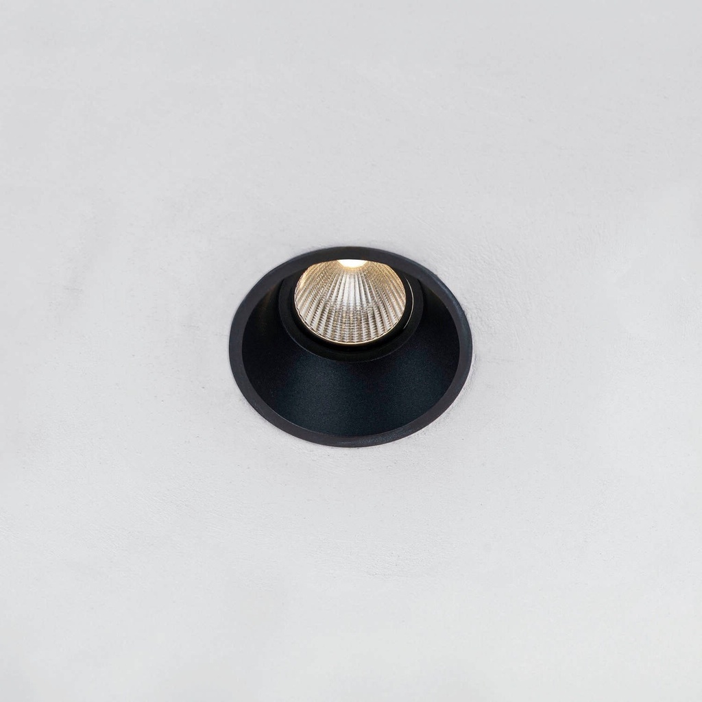 Grunt IN Spot Deckeneinbaustrahler (2700K / CRI90, 20°, BS – Black Textured Satin, NO-DRV – kein Treiber)