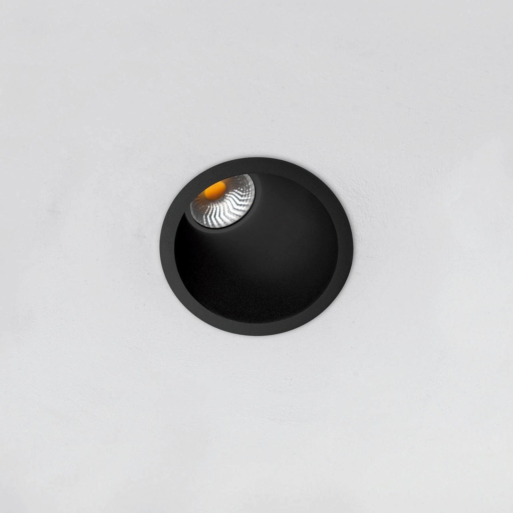 Asymmetric IN Spot Deckeneinbaustrahler (2700K / CRI90, 20°, BS – Black Textured Satin, NO-DRV – kein Treiber)