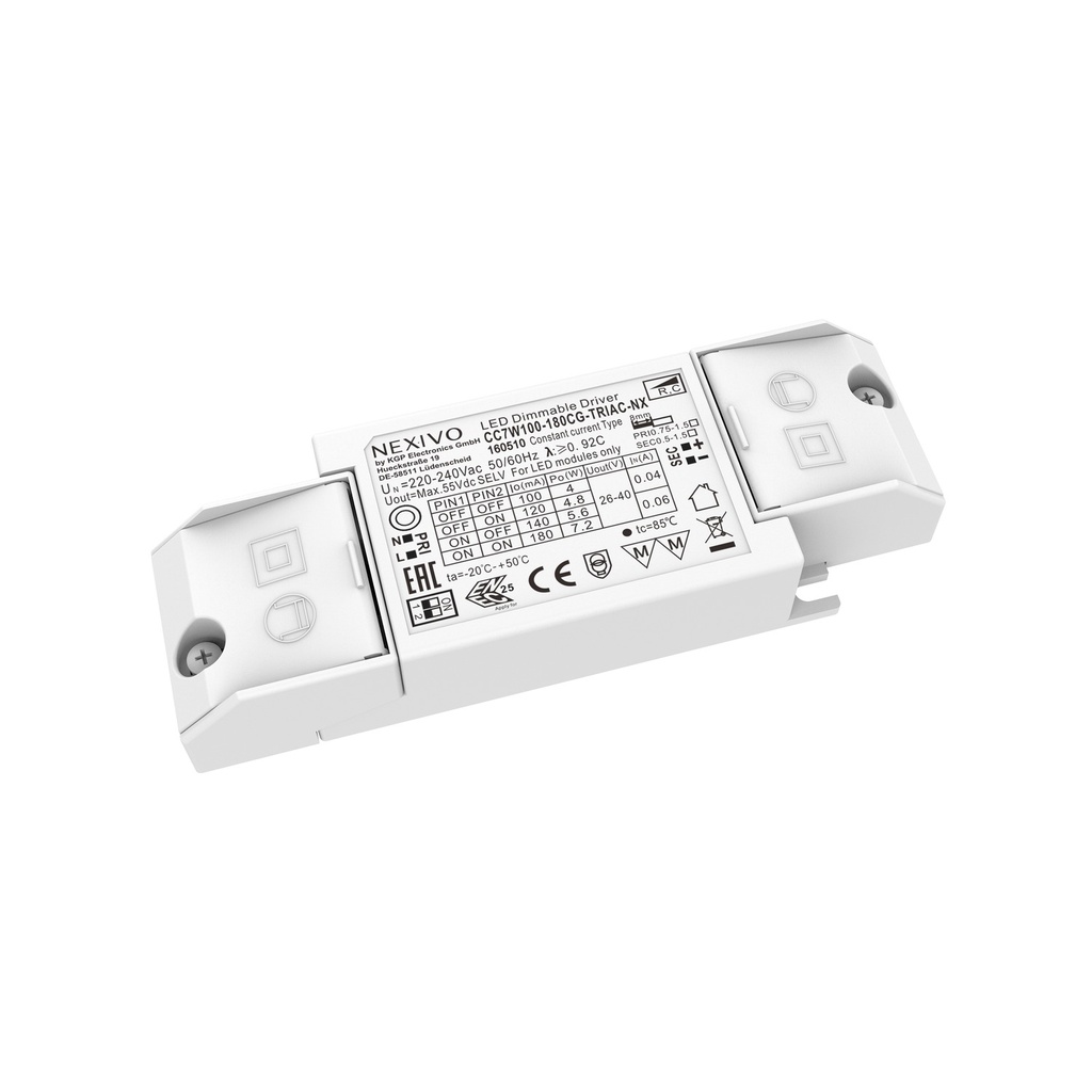 LED driver TRIAC 7W 180mA