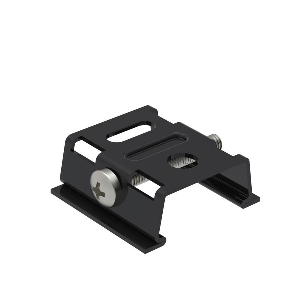 Unipro CB3, mounting bracket, smooth black RAL 9005