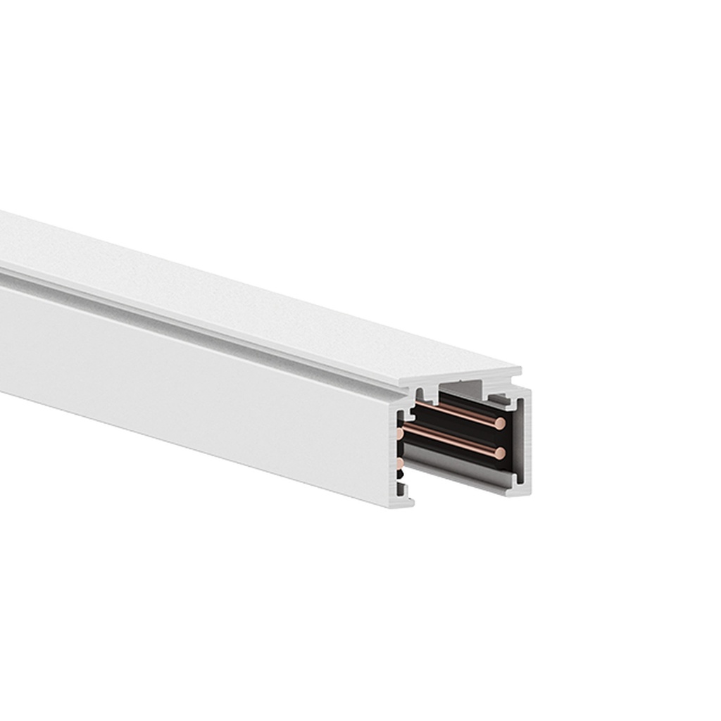 Simple ON 400, surface mounted track 24/48V, L=3990 mm, Schneeweiß