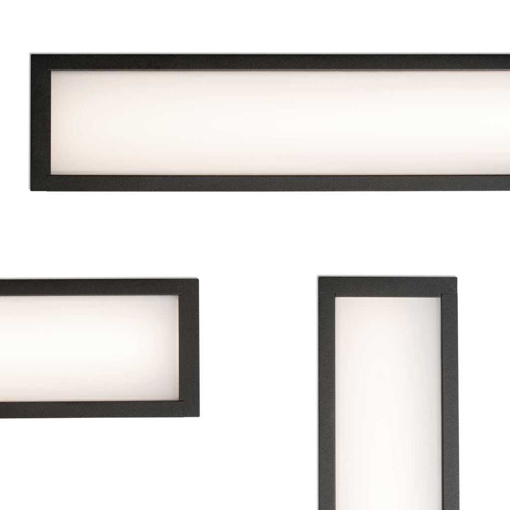 [41.3101.D16.002] Accent IN Luminaria empotrable de techo (2700K / CRI98 Sunlight, 002 – Negro, PH-CUT – Regulador de Fase, 30, SOFT (Difusor Opal))