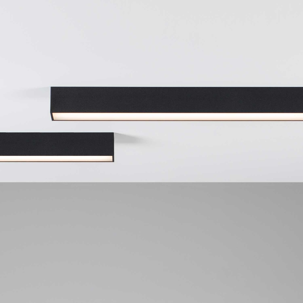 [41.1101.D16.002] Accent ON plafonnier encastré (2700K / CRI98 Sunlight, 002 – Noir, PH-CUT – Variateur de Phase, 30, SOFT (Diffuseur Opal))