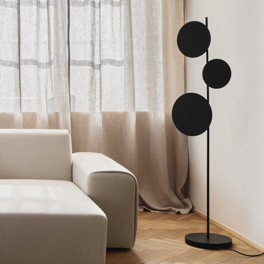 Lampada da terra Ambiente (2700K / CRI98 Sunlight, 002 – Nero, A)