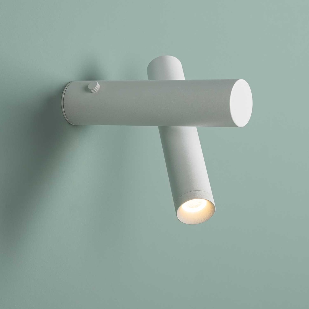 Projecteur mural encastré Moi R K (2700K / CRI98 Sunlight, 002 – Noir, PH-CUT – Variateur de Phase)