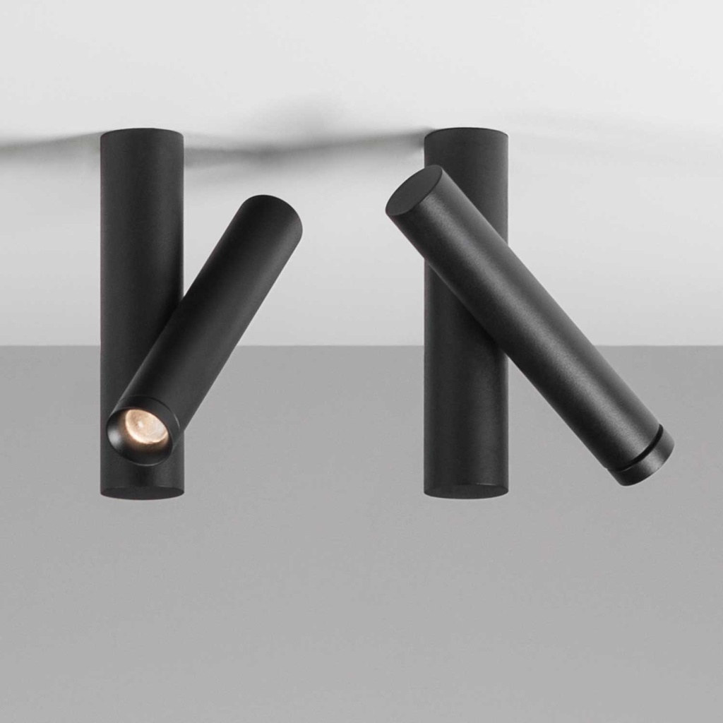 Moi R ON ceiling recessed spotlight (2700K / CRI98 Sunlight, 002 – Black, PH-CUT – Phase Dimmer)