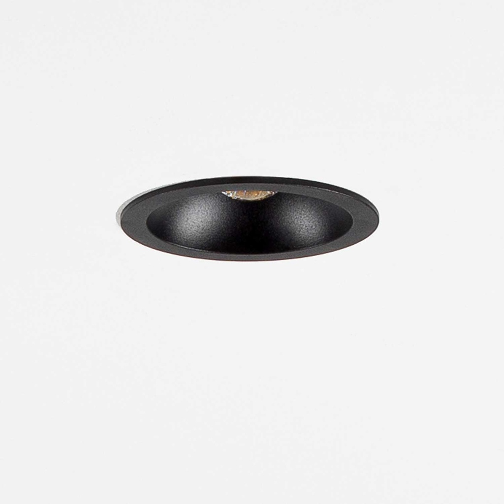 Pick Me Downlight empotrable (2700K / CRI98 Sunlight, 002 – Negro, 90)