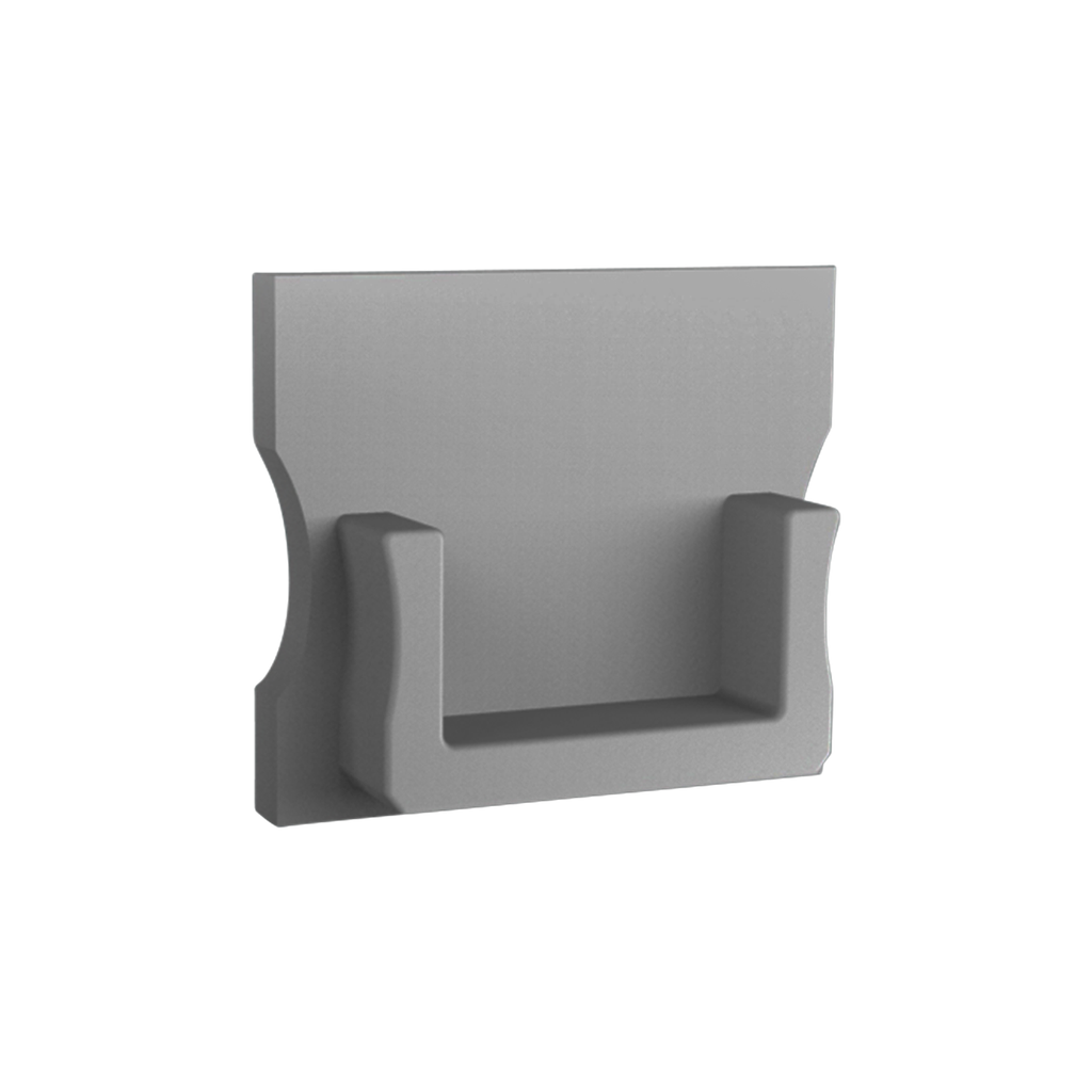 [530002115214] CAP-NLN2 Endkappe (Schwarz RAL9005, Mit Kabeldurchführung)