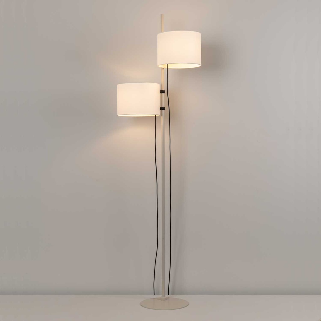 [4905] MLN Twain Leuchtenfuss anthrazit (Mink / Visón)