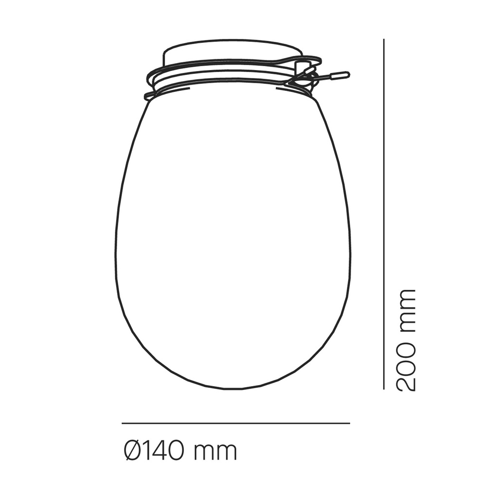 Ersatzglas,15 cm Durchmesser, dreischichtiges Opalglas für Bano 5857