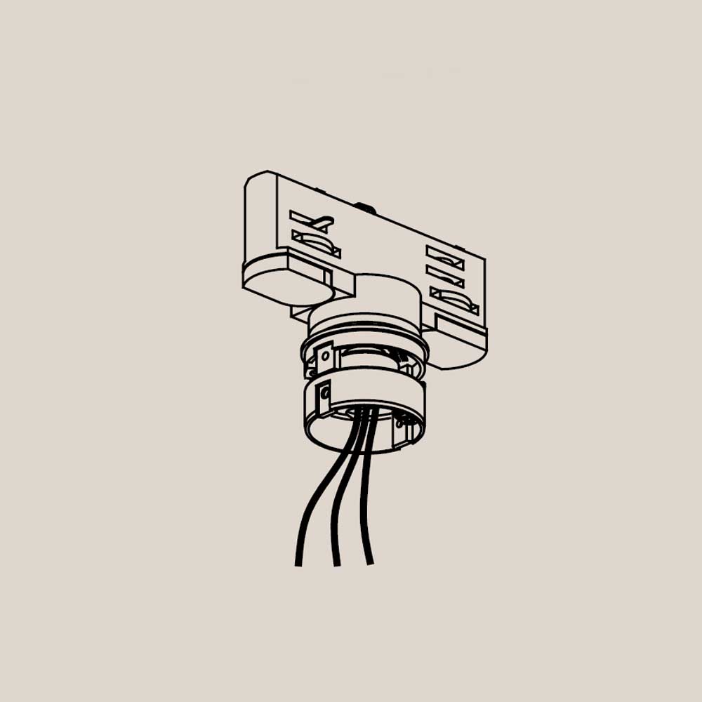 MLN Schiene 3PH weiss