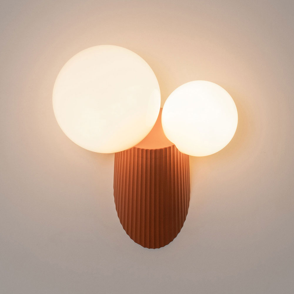 [6995] MLN Land W Wandleuchte mink (Mink / Visón)