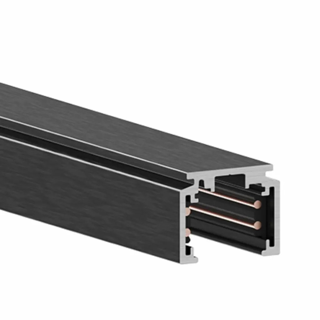 [92.B100.100.002] Simple ON 100, surface mounted track 24/48V, L=990 mm, Schwarz