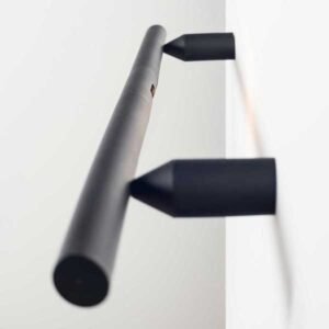 Wandaufbauleuchte BACKLIGHT K mit verstellbarer Mitte, indirekte Beleuchtung, Abstrahlung zur Montagefläche