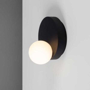 Wandaufbauleuchte FIREFLY K mit opalem Diffusorglas, diffuses Licht