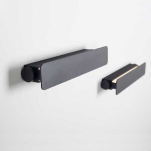 Wandleuchte ILLU K IP44 verstellbar, in zwei Längen, Frontblende einstellbar, indirektes Licht, Schutzart IP44 für Feuchträume