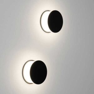 Wandaufbauleuchte LUNO K IP44 in drei Größen, diffuses Licht rundum abstrahlend, IP44 Schutzart für Feuchträume