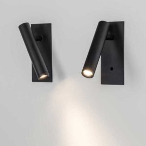 Wandeinbaustrahler MOI C IN, dreh- und schwenkbar, einstellbarer Abstrahlwinkel, integrierter Dimmer mit Flash-Memory und Sleeptimer